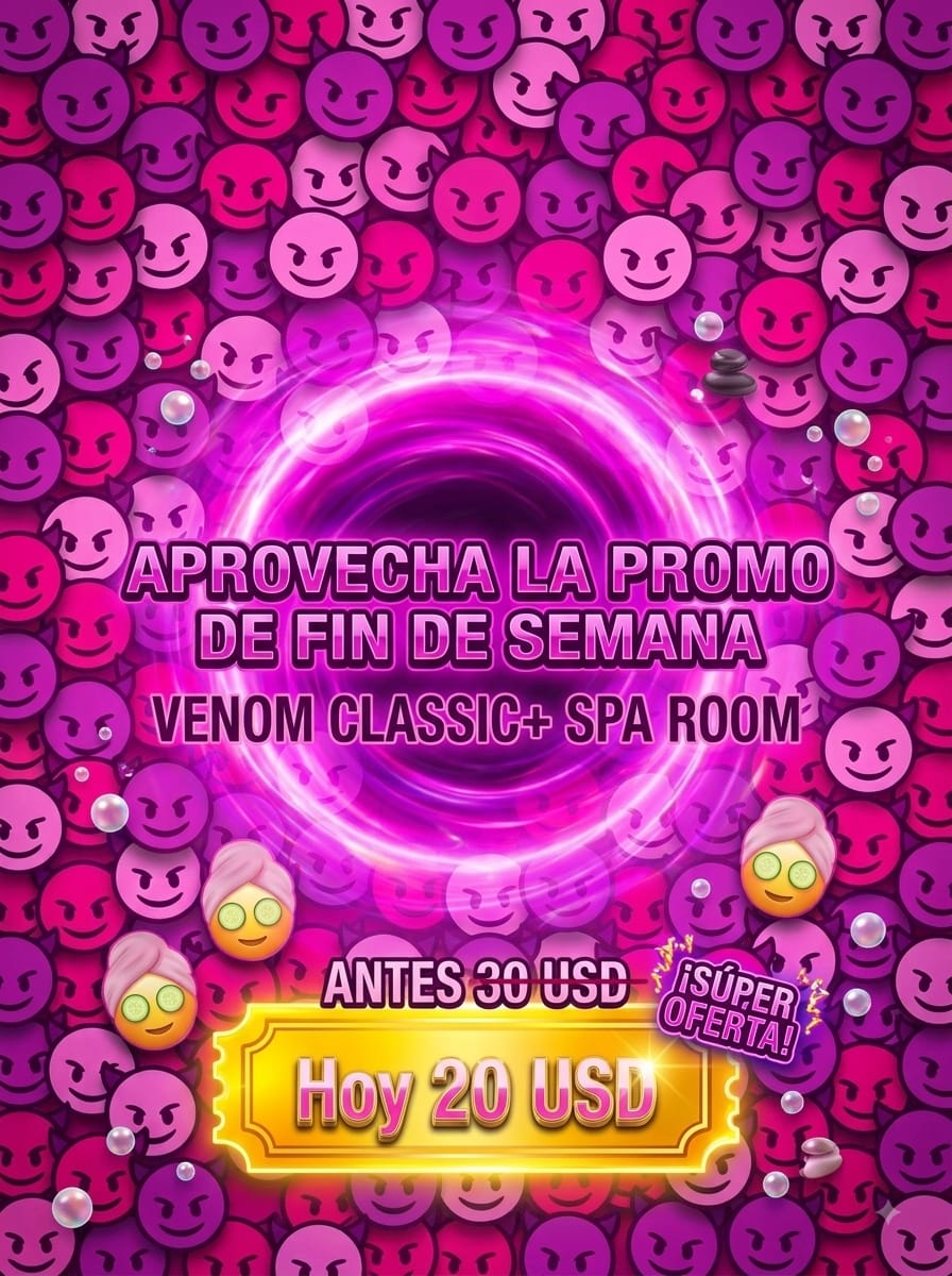 Promo Fin de Semana Venom + Spa Room